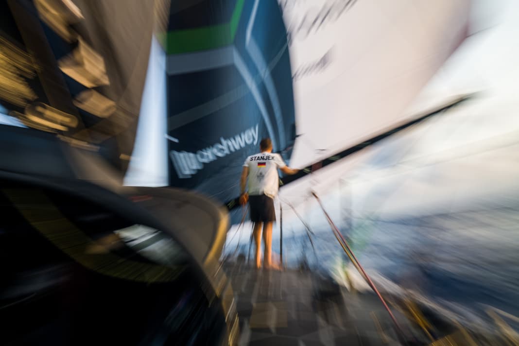 Co-skipper Robert Stanjek sur "Guyot