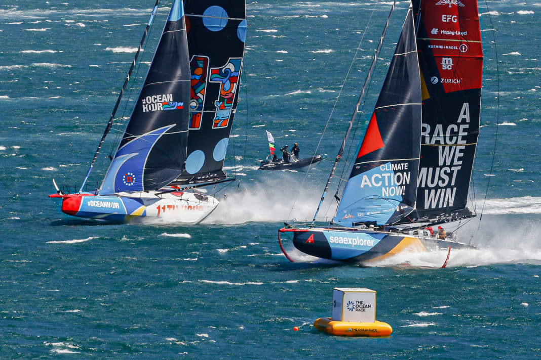 Bug to bug: Team Malizia and 11th Hour Racing shortly after the start