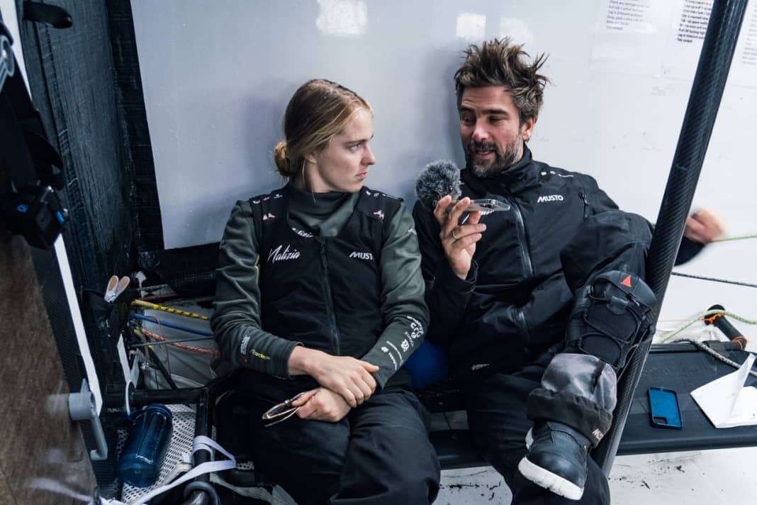 Malizia-Skipper Boris Herrmann und Rosalin Kuiper im Gespräch für ihre neue Podcast-Serie "End of Watch"