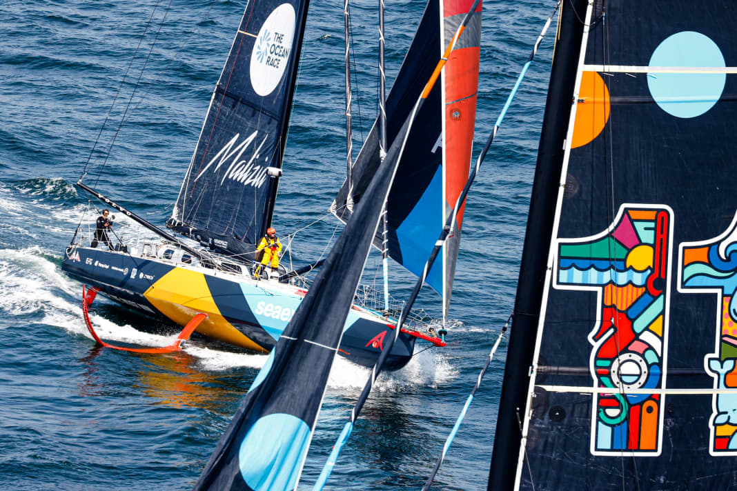Ancora una volta, il Team Malizia ha combattuto un duello con il team di casa 11th Hour Racing nella regata del porto di Newport.