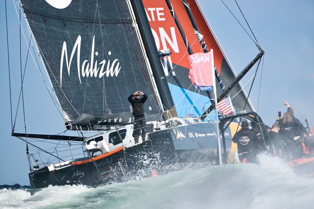 The Ocean Race Malizia jagt 11th Hour Racing nach Traumstart YACHT