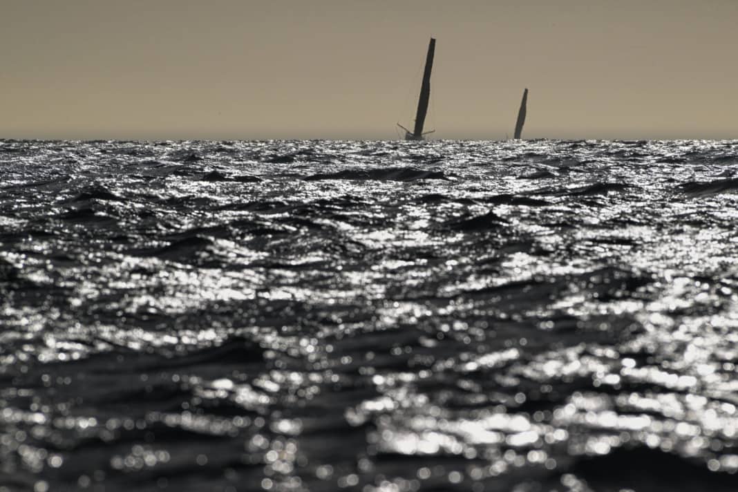 That's how close the battle for second place between Team Holcim - PRB and Team Malizia was in the Bay of Aarhus