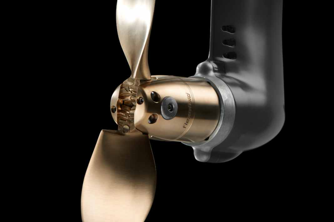 The Flexofold propeller in its extended state