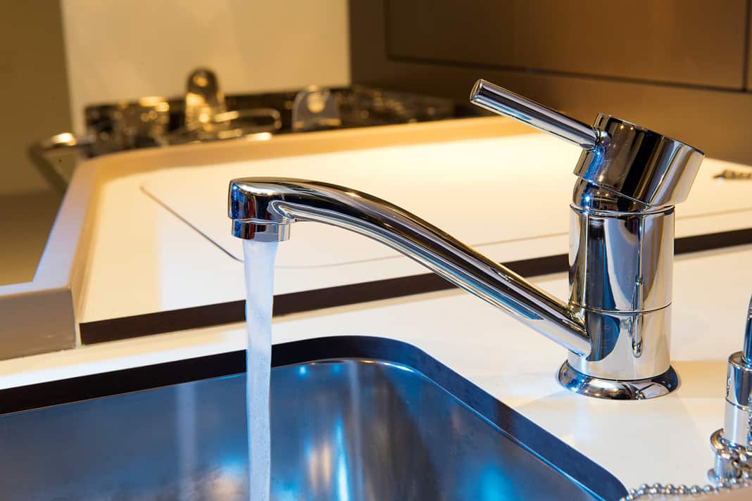 Acqua corrente dal rubinetto, un evidente guadagno in termini di comfort.