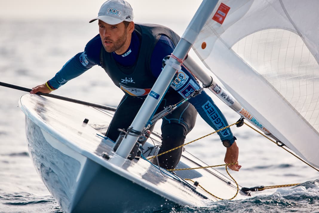 Hatte die Qualifikation für die Test-Regatta verpasst, ehrgeizige Ziele für die WM in Den Haag und Olympia 2024 aber weiter im Visier: Laser-Weltmeister Philipp Buhl