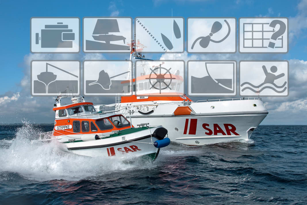 The charts show the causes for all water sports enthusiasts. Only since 2021 has the DGzRS indicated how many of these are attributable to sailors