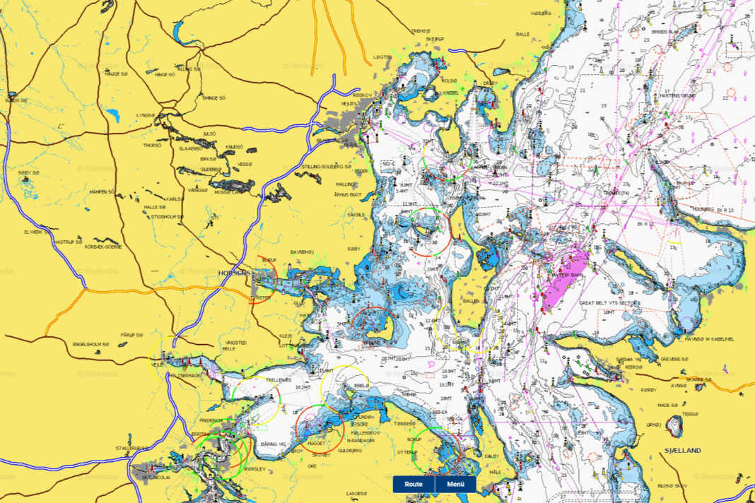 Navionics: Free route planner now also includes Denmark  BOOTE