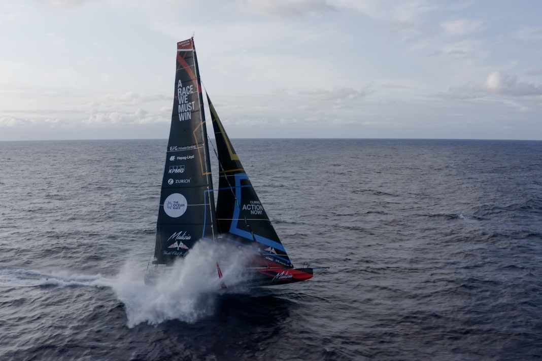 La nuova “Malizia 4” durante il trasferimento a New York in vista della partenza dell’Ocean Race Atlantic.