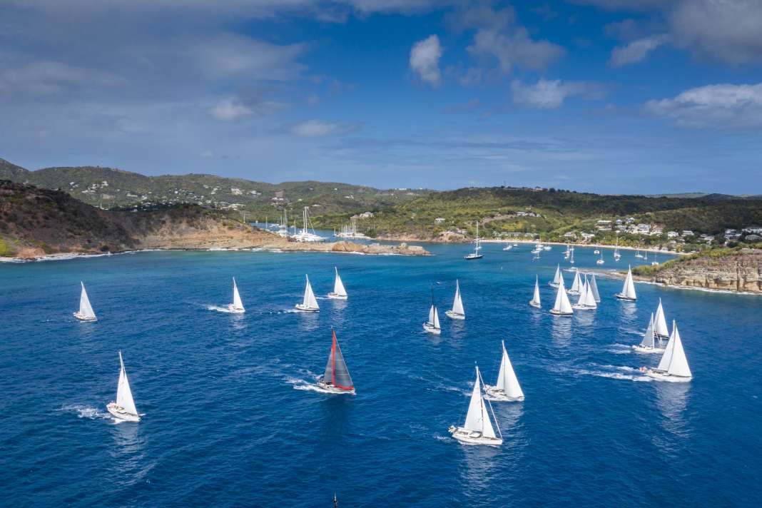 Start in Antigua: From Sunday, 30 Oyster yachts with a length between 50 and 90 feet will set off on their 16-month joint voyage around the world.