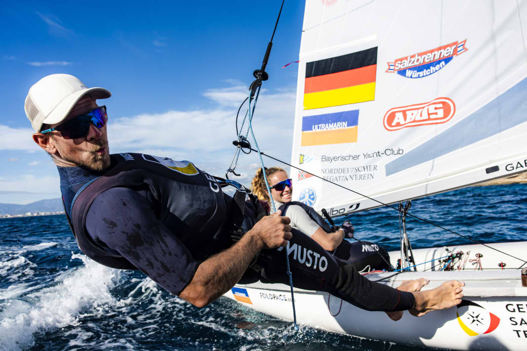 The 470 mixed world champions Luise Wanser and Philipp Autenrieth confirmed their world-class status at the season opener