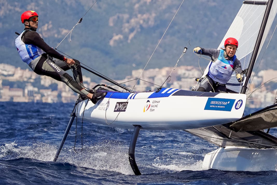 Die Nacra-17-Bronzemedaillengewinner der Olympischen Spiele 2021: Paul Kohlhoff und Alica Stuhlemmer auf dem Weg zu alter Stärke
