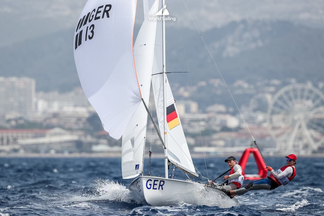 In der neuen Paradedisziplin des German Sailing Teams mit Silber bei den Pre-Olympics erfolgreich: Malte und Anastasiya Winkel