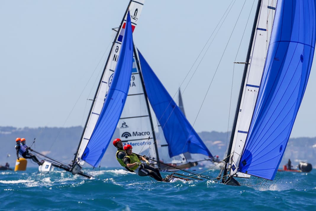En tête à mi-parcours en Nacra 17 : Paul Kohlhoff et Alica Stuhlemmer