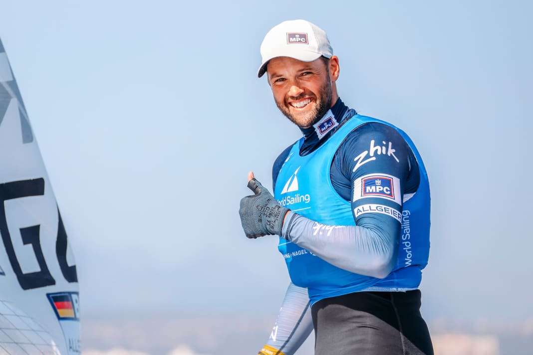 Le barreur de l'Ilca-7 Philipp Buhl a validé son ticket olympique avec brio