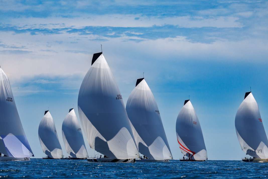 Solche Traumbilder entstanden bei der Newport-Trophy im vergangenen Monat. Jetzt beginnt im selben Revier die TP52-Weltmeisterschaft