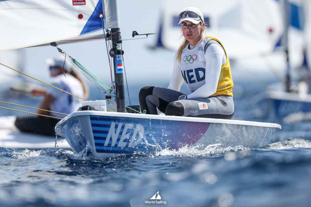 Zum zweiten Mal nach 2016 Olympiasiegerin im Ilca 6: die Niederländerin Marit Bouwmeester