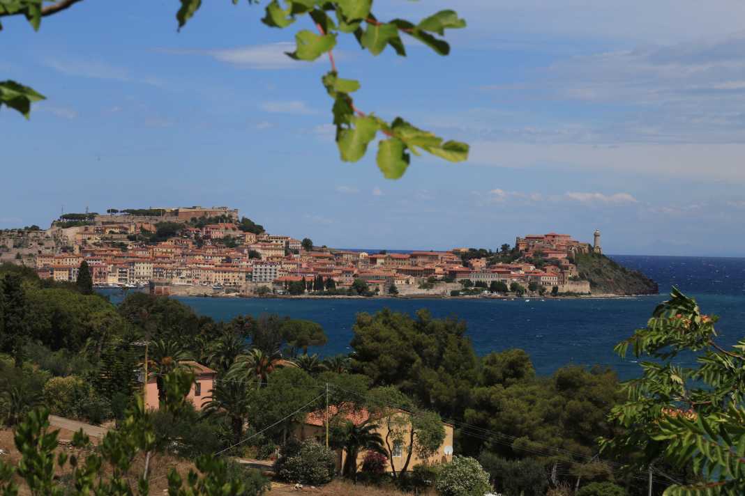 View of the harbour and bay of Portoferraio