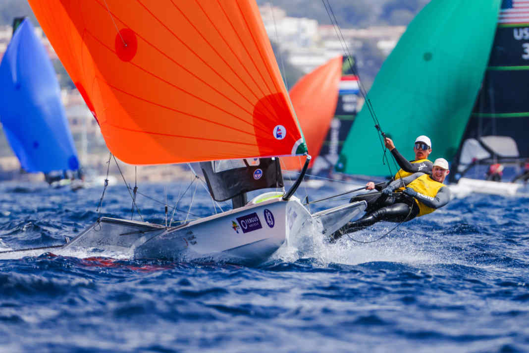 Un nuovo dream team? Richard Schultheis e Fabian Rieger nel 49er.