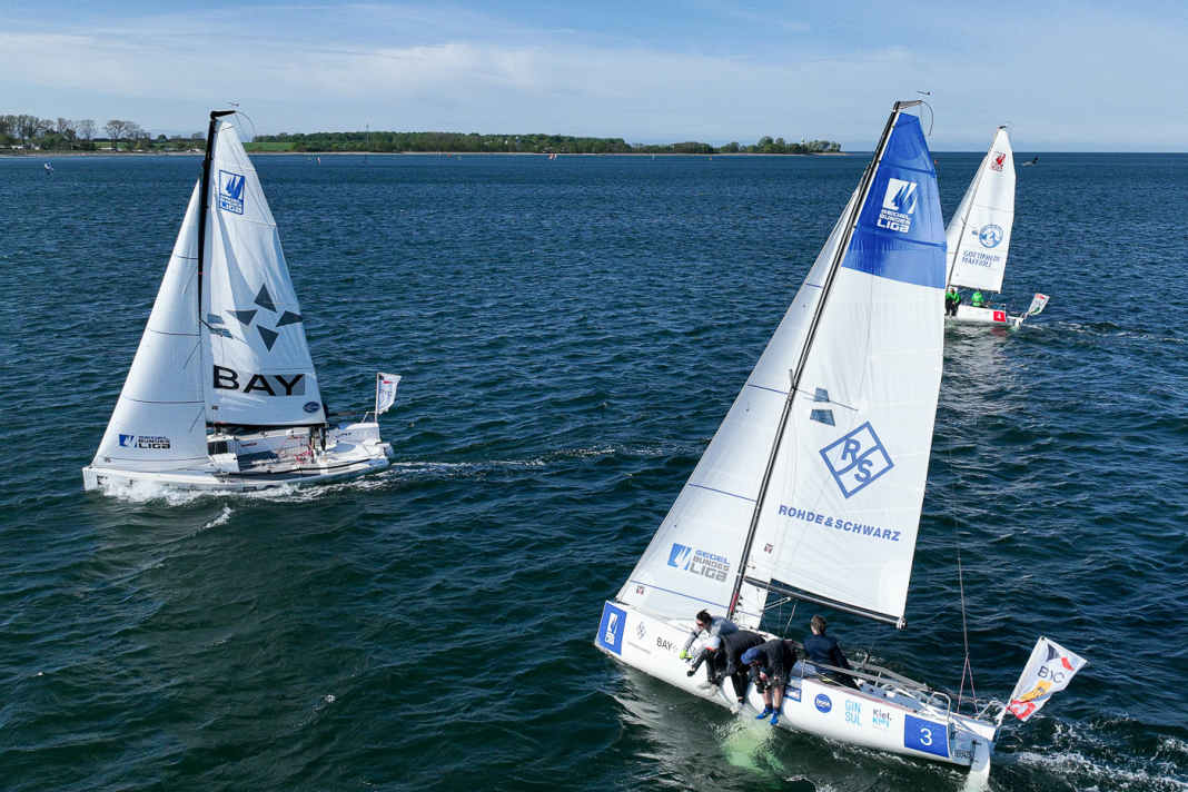 I vincitori della prima divisione dello Yacht Club di Berlino...