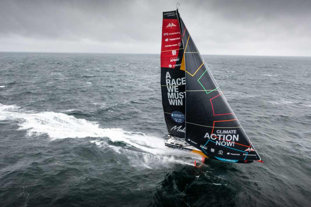 Team Malizia wirbt mit der Botschaft: "A race we must win"…