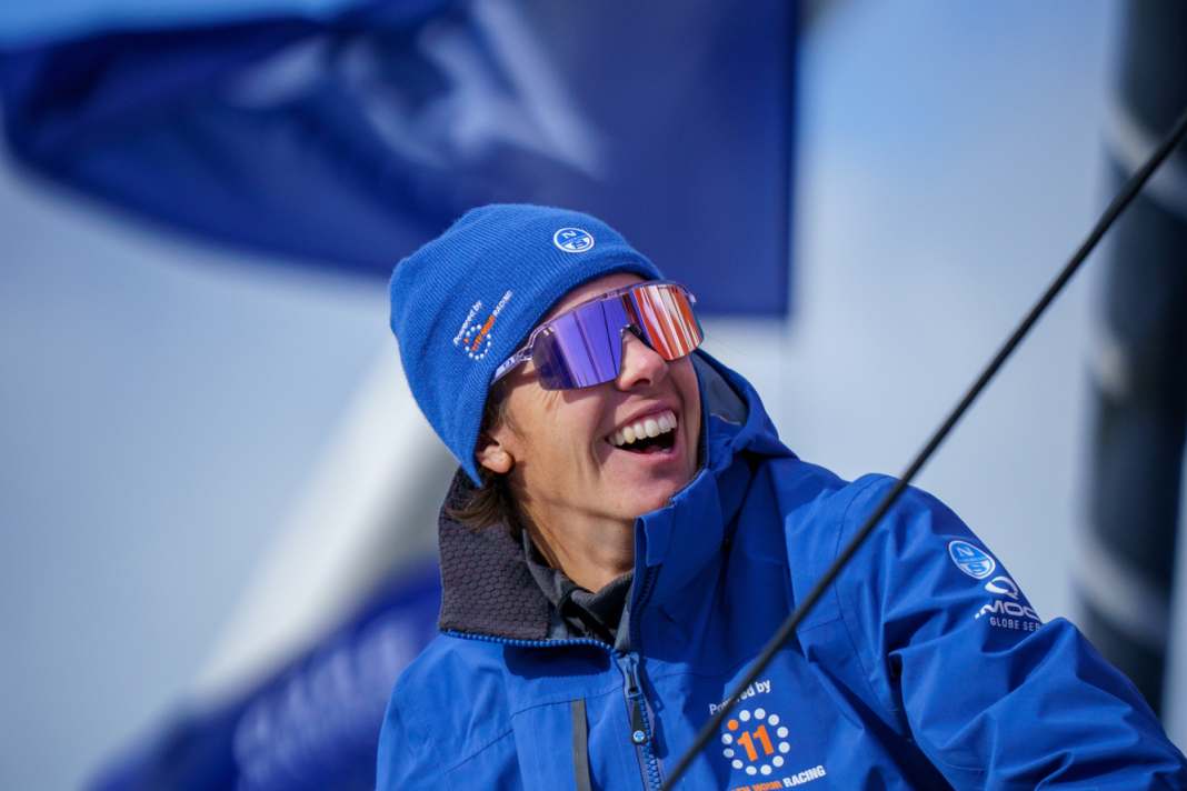 "11th Hour Racing"-Skipperin Francesca Clapcich in ihrem Element.