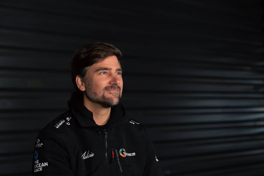 There aren't many pictures of the new "Malizia 4" yet, but there are some interesting insights from her future skipper Boris Herrmann.