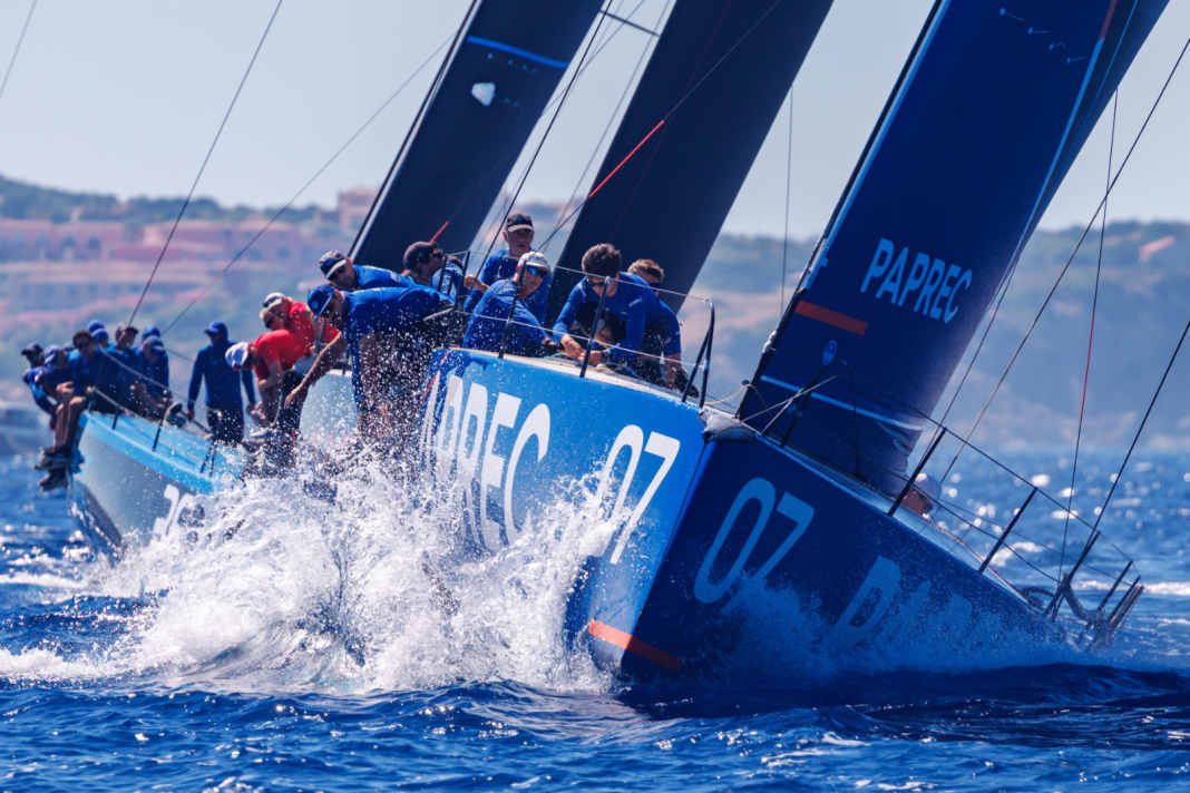 Ecco il Team Paprec! I francesi guidati dal capitano Loïck Peyron hanno conquistato la testa della classifica dopo il primo terzo del campionato del mondo.