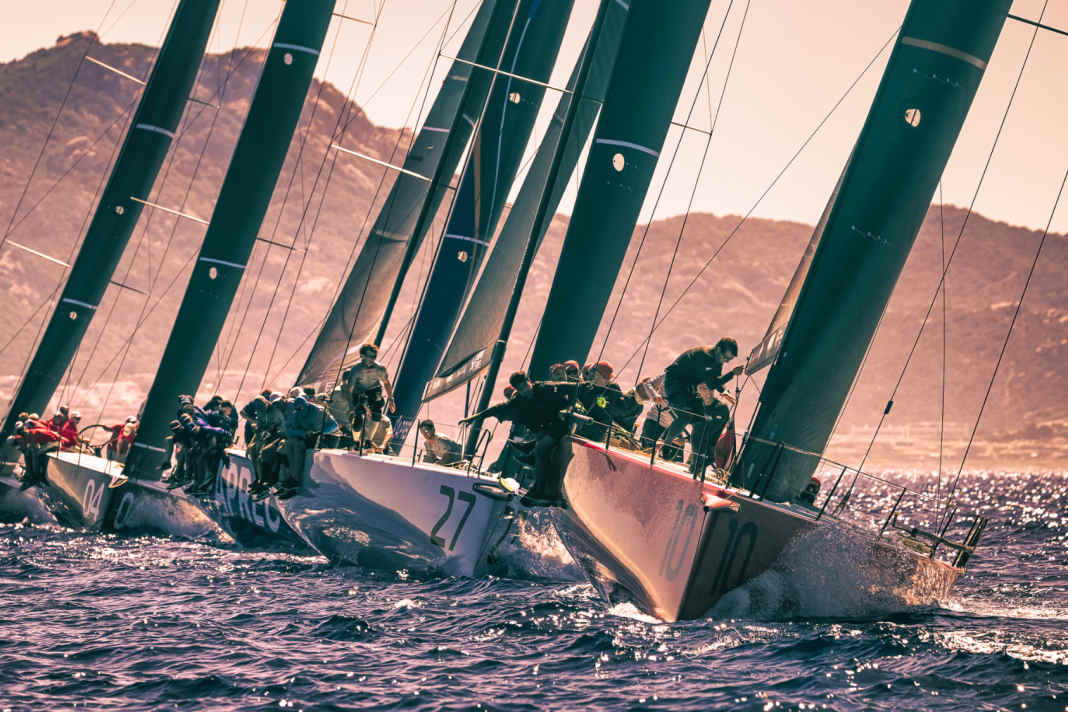 Once again, photographer Nico Martinez has produced a masterpiece: the TP52 fleet bathed in magnificent light off the Costa Smeralda.
