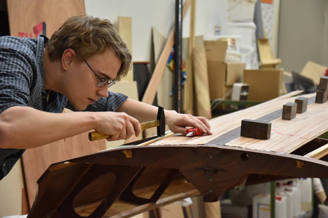 Boatbuilding in the name of science - at TH OWL, students don't just work at their desks