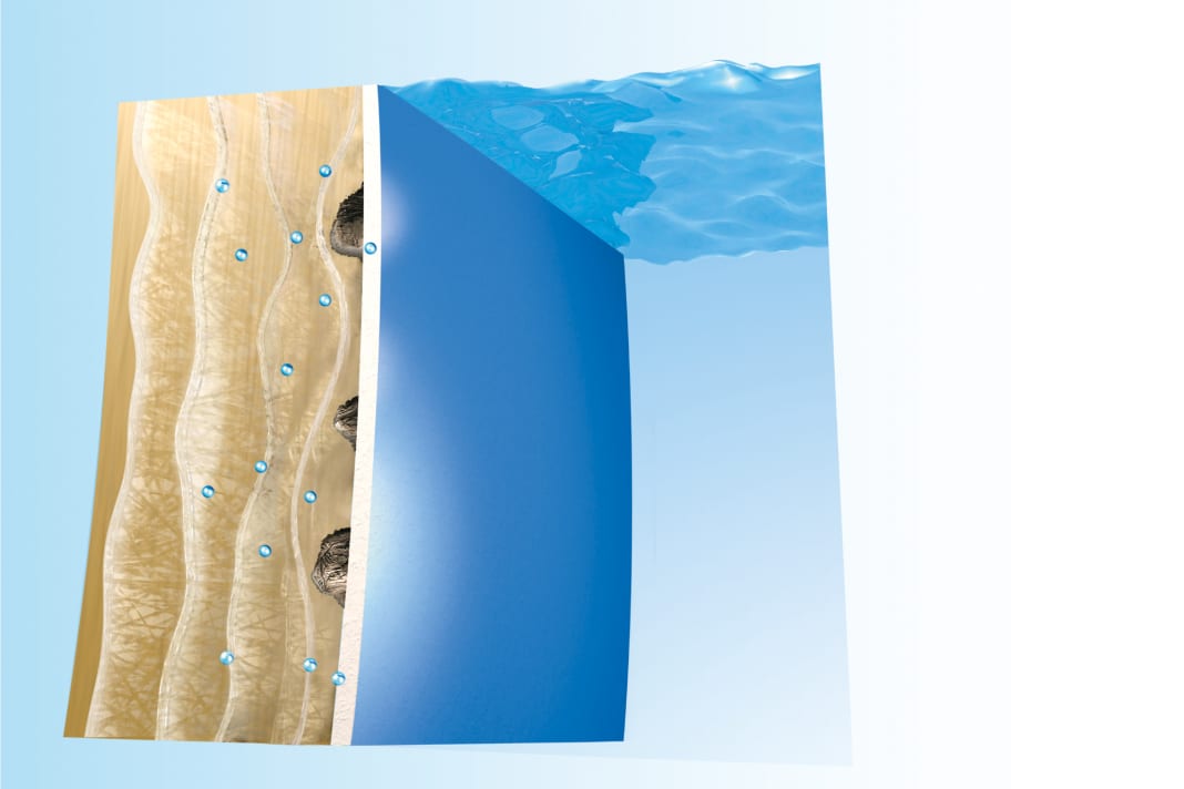 If the gelcoat looks intact, it is prepared for further treatment using the Roto-Blast process