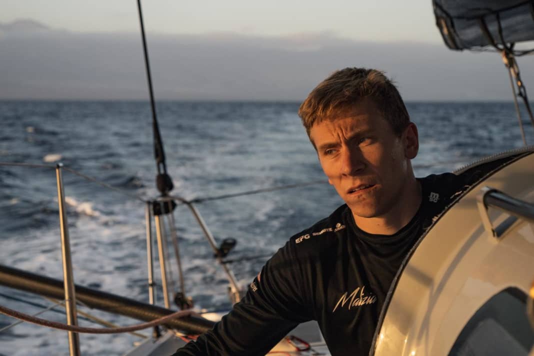 Muss der Imoca-Flotte aktuell als fünftes und letztes Boot hinterherjagen: Neu-Skipper Will Harris auf "Malizia – Seaexplorer"