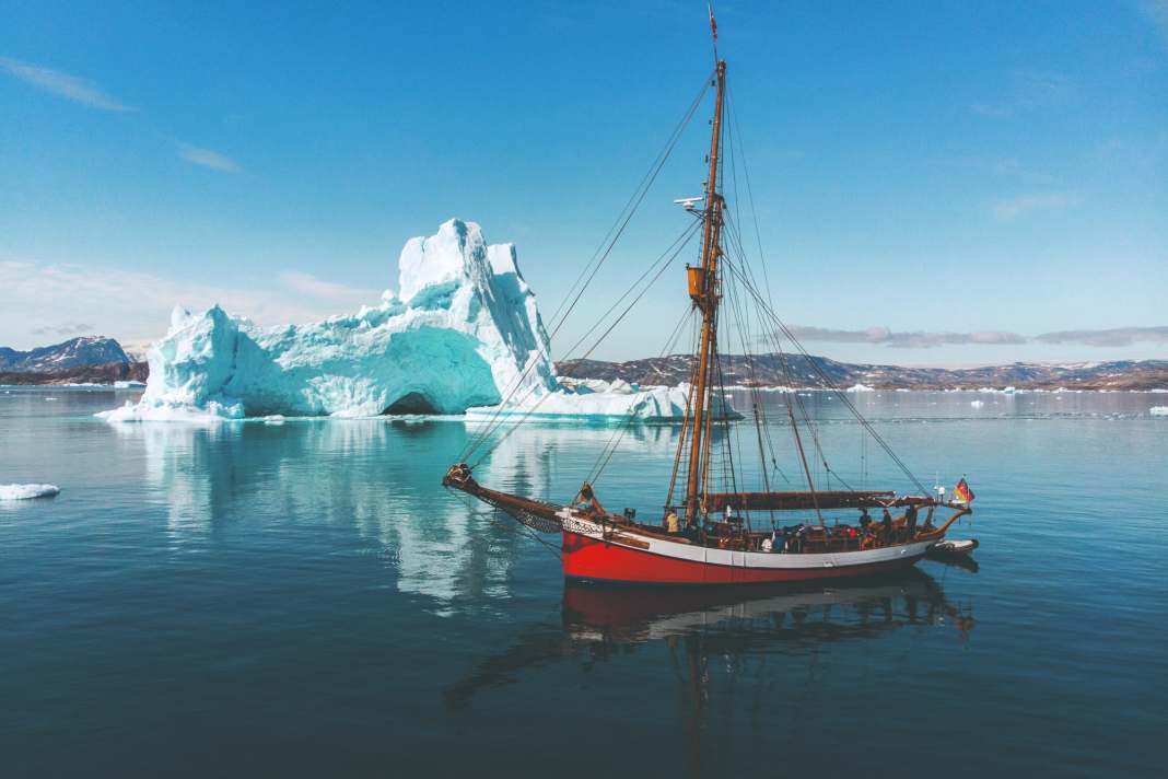 "Dagmar Aaen" nelle regioni artiche - ecco una foto di un viaggio passato