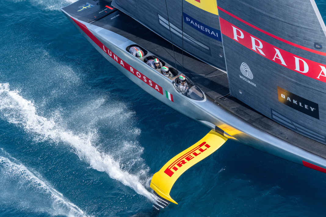 Breathtaking beauty combined with breathtaking speed: the Italian AC75