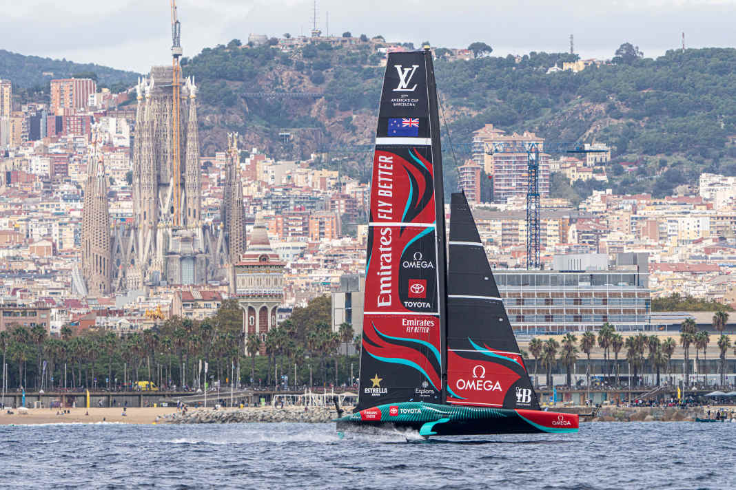"Taihoro" impressed on race day 5 in the duel for the America's Cup with two commanding victories