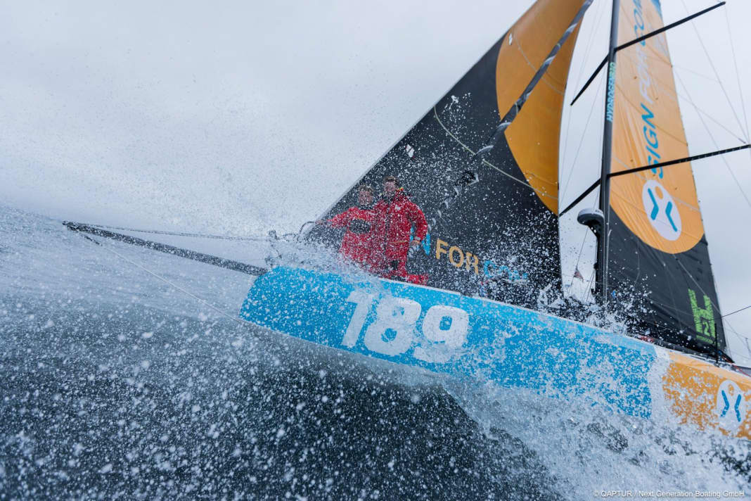 Die deutsche Class 40 "Sign for Com" vor dem TJV-Start