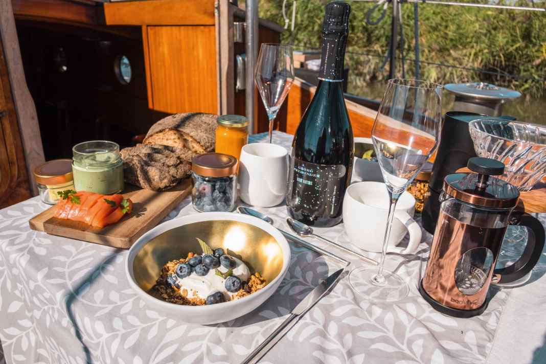 Eating on board is more than just eating.