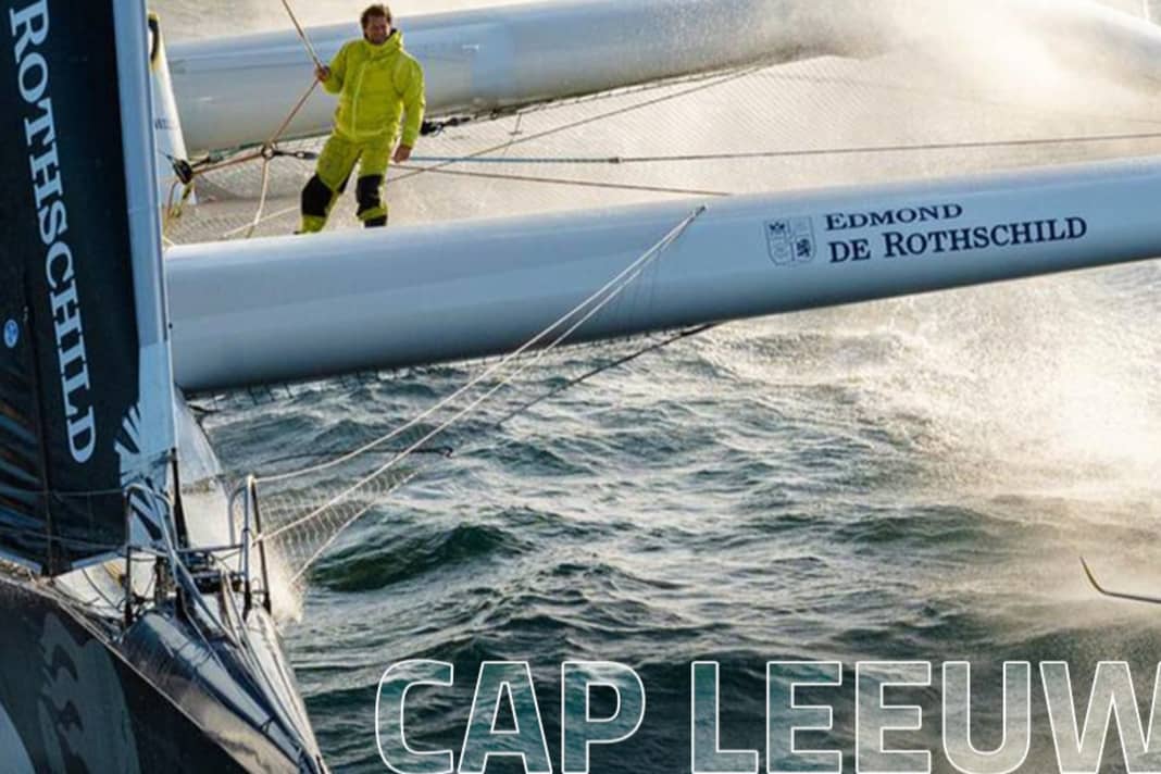 "Maxi Edmond de Rothschild" skipper Charles Caudrelier passed the second of the three capes in the Arkea Ultim Challenge solo circumnavigation in record time