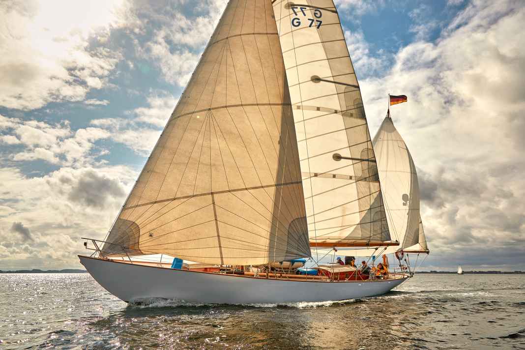 Le seawl de haute mer "Peter von Seestermühe" en été 2021 sur la mer Baltique.