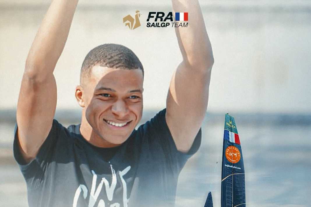 Kylian Mbappé invests in the SailGP and Team France with his company and a foundation.