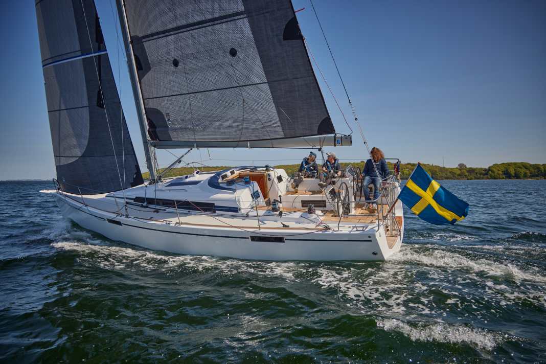 Fast Swede. The construction with the pronounced U-frame at the stern is very strong in comparison, especially upwind.