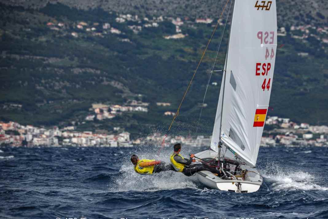 Die spanischen Europameister Jordi Xammar und Marta Cardona im EM-Revier.
