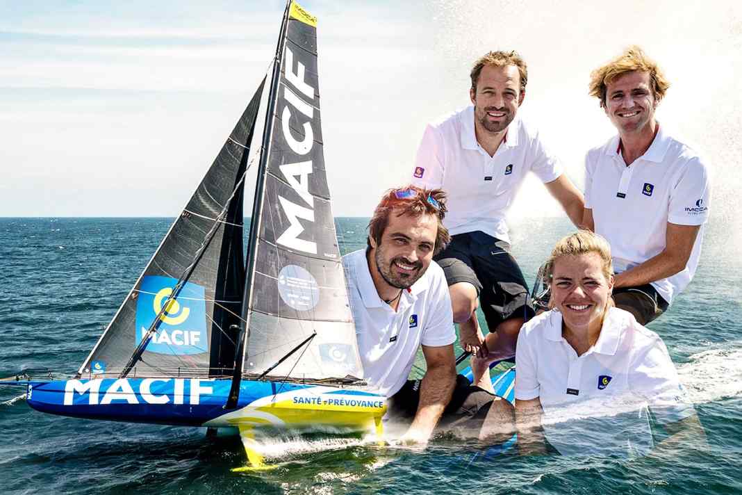 Ein "Bravo" von den Partnern für die Crew um Sam Goodchild auf "Macif – Santé Prévoyance".