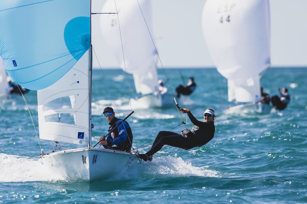 Malte und Anastasiya Winkel waren an WM-Tag 3 mit einem Rennsieg und Rang 7 beste deutsche Crew