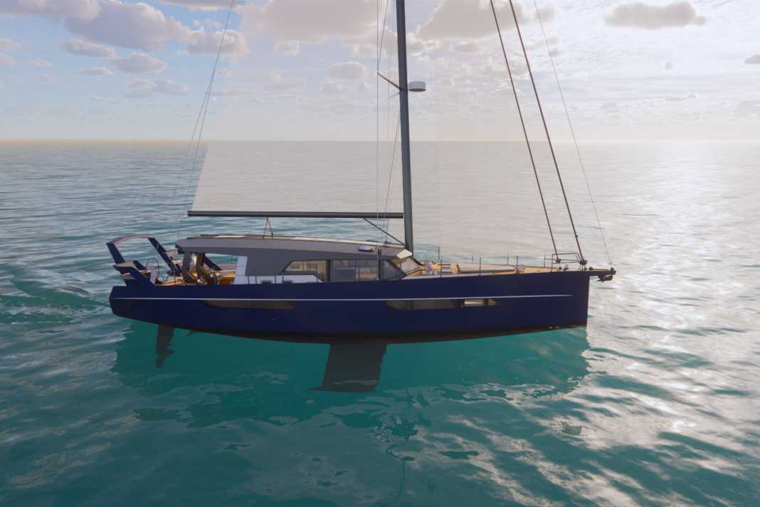 Aluminium Explorer with enormous deck saloon.