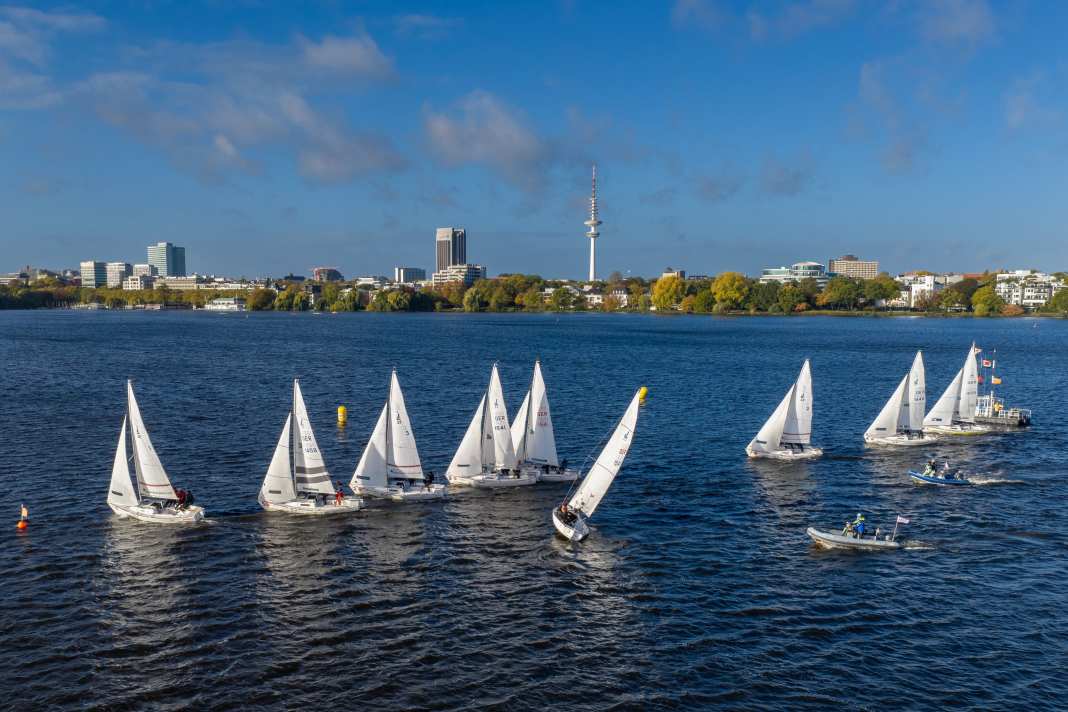 Au total, neuf courses, plus les éliminatoires et la finale, ont été disputées sur l'Außenalster.