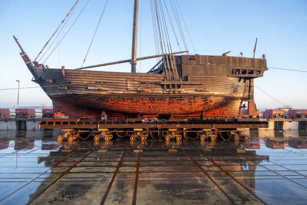 A sad sight for fans and supporters of the cog: whether the "Wissemara" will ever be allowed to set sail again is currently questionable.