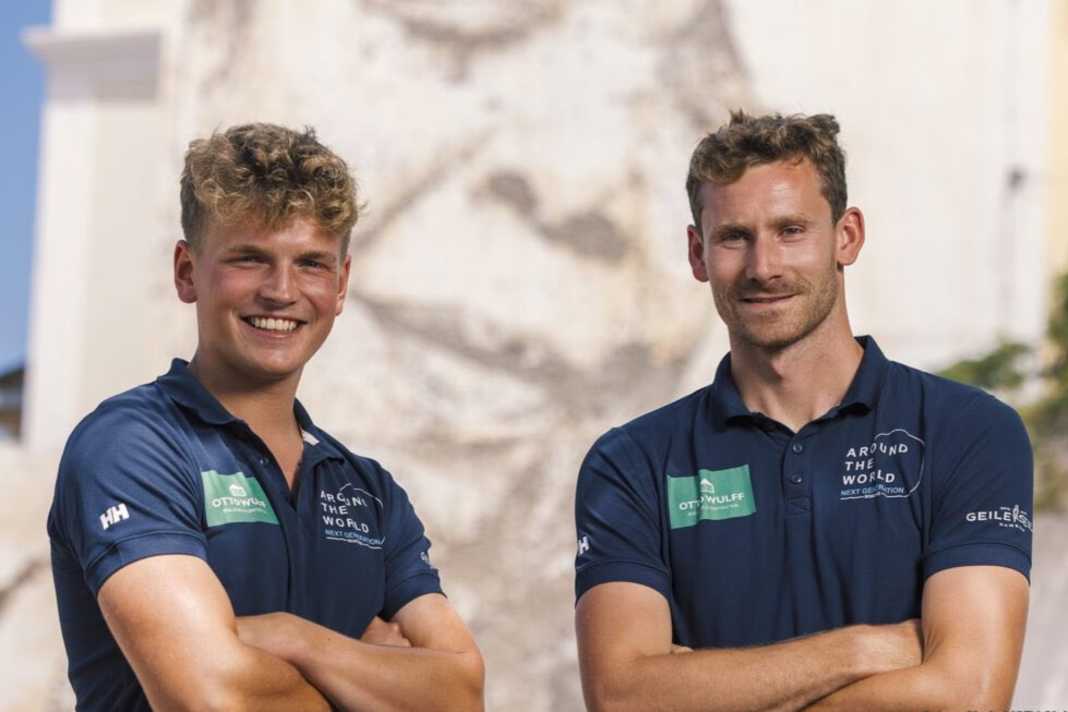 Lennart Burke et Melwin Fink effectuent leur premier tour du monde à bord du Globe40.
