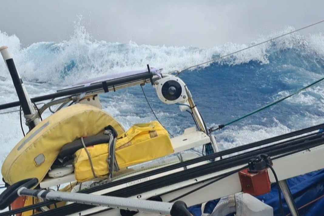 "Whiskey Jack" hat das britische Team Jangada Racing auf Kurs Sydney noch eingeholt und auf Etappe drei Platz sechs belegt.