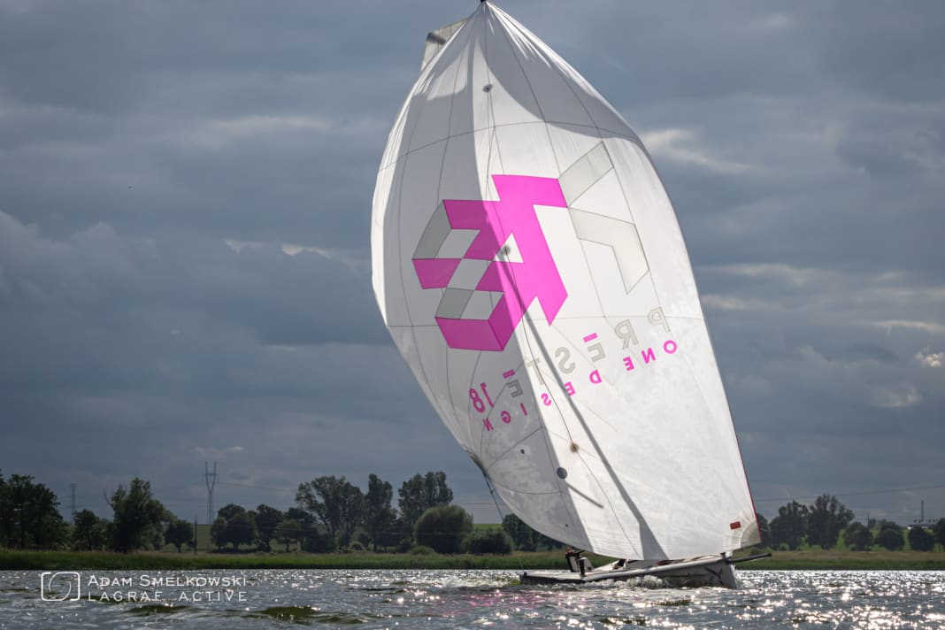 Pure fun: The Preste 18 shows what it's made of under gennaker