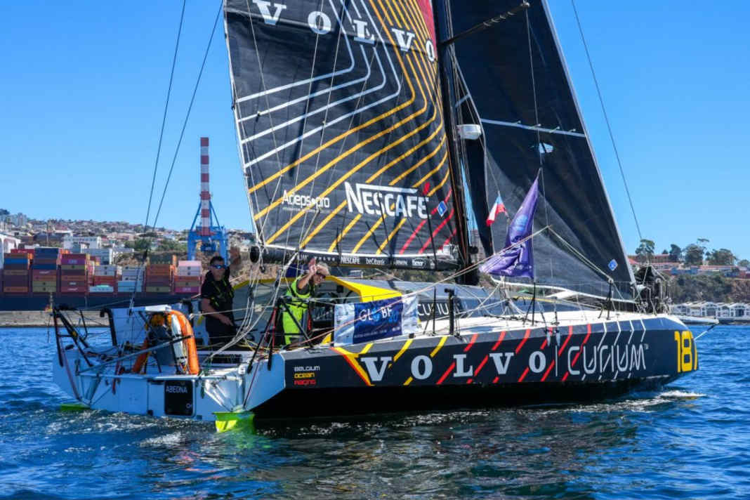 Team Belgium is back on course after the repair stop.